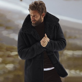 Lgq chamarra/chaqueta De piel De oveja cálida cálida para invierno para hombre (8)