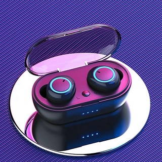[listo] y50 auriculares tws auriculares bluetooth 5.0 inalámbrico in-ear botón control de auriculares momoland