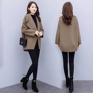 Blazer mujeres pequeño lana abrigo 2020 completo y verano fresco fesyen nuevo coreano ropa corta perfil corto mujeres abrigo de lana
