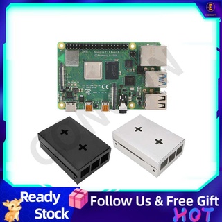 Concon para Raspberry Pi 4B Kit de arranque 2G de doble banda con estuche de Metal disipador de calor destornillador 100-240V