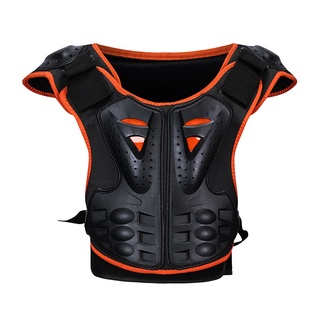 Chaleco Protector de cuerpo para niños, armadura reflectante, Motocross, chaleco de patinaje, chaleco, pecho, columna vertebral, Protector para altura 1- M