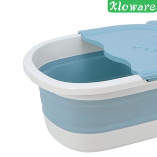 [KLOWARE] Lavabo plegable con pies de masaje de guijarros, bañera de masaje, cuidado de pies