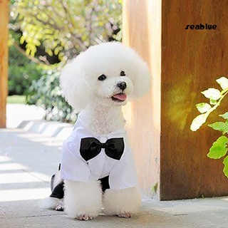 Traje de pajarita para perro portátil con correa de tela elegante ropa para mascotas al aire libre (5)