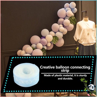 5m creativo globo cadena conectar tira transparente PVC cinta arco guirnalda decoración globos decoración de fondo (6)