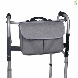Bolsa de silla de ruedas Walker organizador bolsa de fácil transporte asa y cubierta impermeable Walker bolsas de gran capacidad bolsa de almacenamiento para W (8)