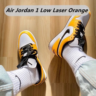 41 colores Nike Air Jordan 1 bajo láser naranja Board zapatos par de moda de encaje hasta zapatilla de deporte al aire libre zapatos