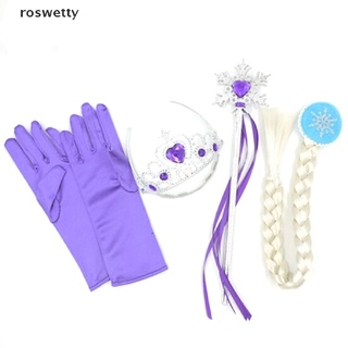 roswetty princess frozen crown wand guantes de regalo elsa vestir accesorios conjunto co
