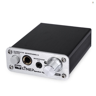 a907 micrófono amplificador de sonido mini micrófono amplificador de audio micrófono reverberación de 2 canales para karaoke micrófono dinámico (1)