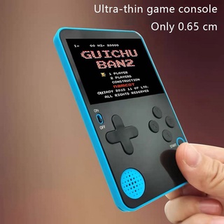 k10 ultra-delgada 2.4 pulgadas pequeña consola de juegos de mano mini tarjeta fc consola de juegos de mano incorporada 500 juegos clásicos