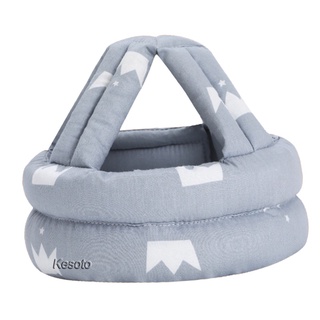 [KESOTO] 40-53 cm gorra de seguridad para bebés, protector de cabeza, algodón, aprender a caminar, para niños (1)