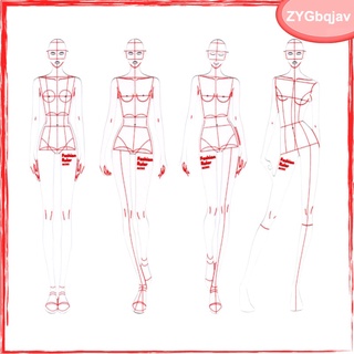 ilustración de moda dibujo regla conjunto figura plantilla reglas dressmaking