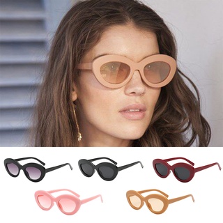 ifashion1 lentes de sol ovalados retro/lentes de ojos con marco redondo vintage para hombres y mujeres