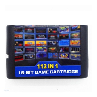 112 en 1 Cartucho De juego eléctrico 112 en 1 Cartucho De juego Md tarjeta De juego De Sega/consola De juegos/jugadores