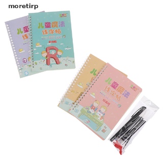 moretirp 4libros números de aprendizaje cartas escritura práctica libro de arte niños copybook con bolígrafo co