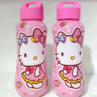 IU Niños De Dibujos Animados Kitty Doraemon Coche Princesa Impresión Botellas De Agua A Prueba De Fugas Taza De Cintura (6)