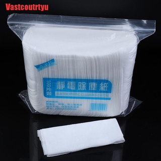 RTYU 100pcs Disposable Electrostatic Dust Removal Mop Paper Home Cleaning Cloth
