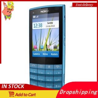 Teléfono móvil desbloqueado con pantalla táctil de 2.4" para Nokia X3-02
