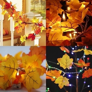 Frnd/cadena De luces Led Para otoño/halloween/guirnalda De arce/hojas De arce/Friendlydeal