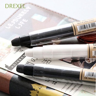 drexel 1 pc borrador kawaii bolígrafos borrables de goma negro y blanco fresco 3 cabeza color aleatorio niño suministros en forma de pluma papelería