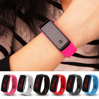 Reloj deportivo Led Digital de varios colores pulsera de silicona Resistente al Agua Unisex para hombre y mujer