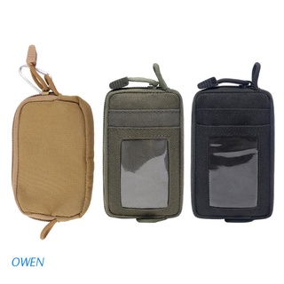 owen - cartera de viaje para tarjetas, táctica, edc, camping, senderismo, impermeable