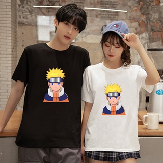 Naruto de dibujos animados pareja camisas mujeres hombres impresión parejas T-Shirt camisetas Tops 6187