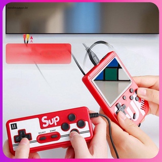 Doble versión de mano jugador de juego incorporado 400 juegos de Color LCD jugador de juego recargable portátil de mano jugador