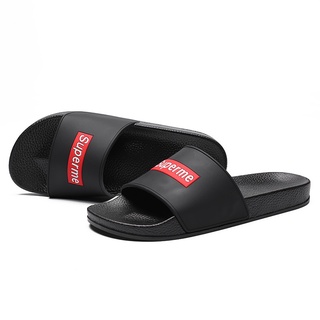 Supreme zapatillas de hombre [spot] par de zapatos de verano zapatillas de playa sandalias antideslizantes zapatillas de baño moda casual Supreme zapatos 40-45