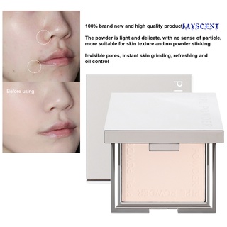 (jayscent) 10g/caja de polvo prensado ligero refrescante exquisito cara oculta acabado suelto polvo para cosméticos (7)