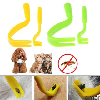 Ready 2Pcs Fleas Lice Twister Hook Tool Remover Plastic Portable Horse Human Pet Cat Dog Pet Supplies Tick Remover Tool smar