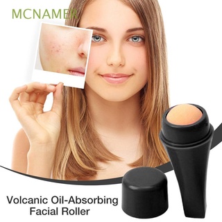 MCNAMER Natural Oil-Absorbing Volcanic Roller Portable Oil Control Roller Volcanic Face Roller Travel Face Oil Control Reusable Blemish Remover Home Unisex Volcanic Stone Ball/Multicolor (1)