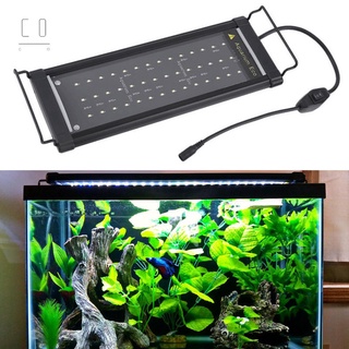 VTG LED luz de acuario tanque de peces lámpara de iluminación ahorro de energía con soportes extensibles