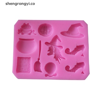 shengrongyi: molde de silicona para tartas de halloween, cocina, calabaza, decoración, herramienta para hornear [co] (3)