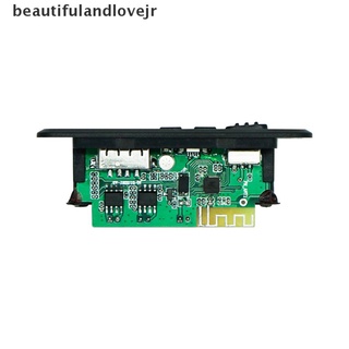 [beautifulandlovejr] bluetooth 5.0 reproductor mp3 placa decodificador dc 6w amplificador manos libres coche radio fm