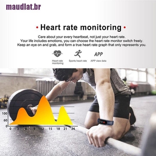 Reloj inteligente sdfd con correa/Rastreador Fitness/presión arterial/ritmo cardíaco M3 (2)