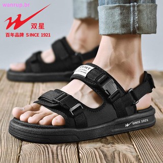 Sandalias De doble estrella para hombre 2021 nuevas zapatillas casuales para parejas/zapatillas De tendencia salvaje sandalias y zapatillas De playa Me irap