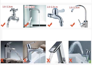 grifo de cocina Filtro De agua ajustable/ducha De cocina boquilla ajustable para llovero de aire acondicionado/ahorro De agua (7)