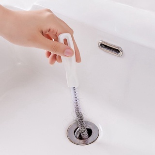 JENNIGES Universal Water Channel Drain Cleaner Bendable Sink Cleaning Brush Sink Pipe Dredger Remover Tools Bathroom Kitchen Toilet Home Hair Cleaner Toilet Dredge Pipe (4)
