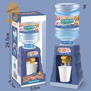 dispensador de agua de simulación de los niños mini plástico durable patrón de dibujos animados fácil de limpiar juguetes (7)