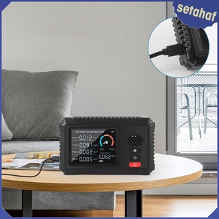 [setahaf] Monitor de calidad del aire portátil multifuncional medidor para el hogar lugar de trabajo escuela
