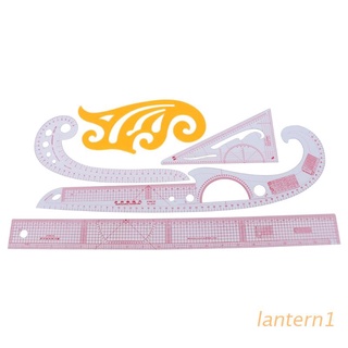 lantern11 5 piezas de costura francesa curva regla medida costura costura sastre artesanía set de herramientas