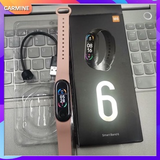Xiaomi smartwatch m6 Reloj Versión Global Actualizada Impermeable Mejora Inteligente Bluetooth 4.2 Monitor CARMINE (1)