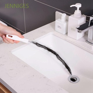 JENNIGES Universal Water Channel Drain Cleaner Bendable Sink Cleaning Brush Sink Pipe Dredger Remover Tools Bathroom Kitchen Toilet Home Hair Cleaner Toilet Dredge Pipe