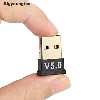 Bigyoungtao Usb Bluetooth 5.0 Adaptador Dongle inalámbrico 5.0 Receptor de Pc Real Estéreo Br
