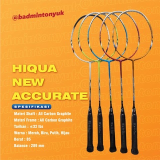 ¡nuevo! Hiqua nueva raqueta de bádminton Original precisa más barata - COD
