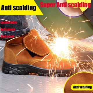 Zapatos de seguridad Kasut bota de seguridad: protección del dedo del pie de acero Ay7T (6)