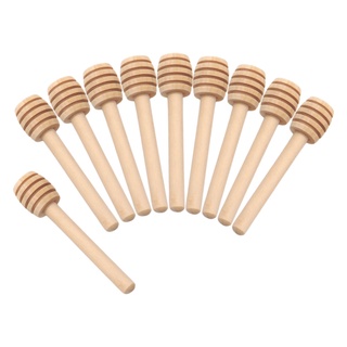 10pcs madera Mini miel Dipper palos miel agitación varilla para herramientas de cocina