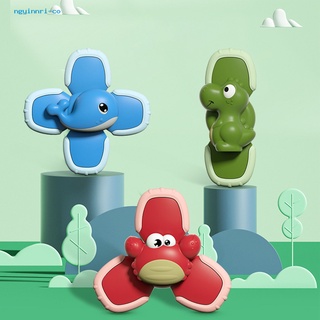 ngy 3 unids/set ventosa juguete multifuncional dibujos animados patrones educativos dinosaurio cangrejo ventosa bebé juguetes de baño para baño