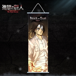 Attack On Titan póster pintura decoración de pared Mikasa Eren Levi Rivaille Rival Ackerman Anime colgante hogar (2)