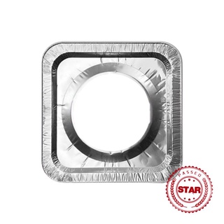 10Pcs Estufa De Gas Cocina Protectores Cubierta De Aluminio Protector Espesar Clean Circle P3O2 O4D0